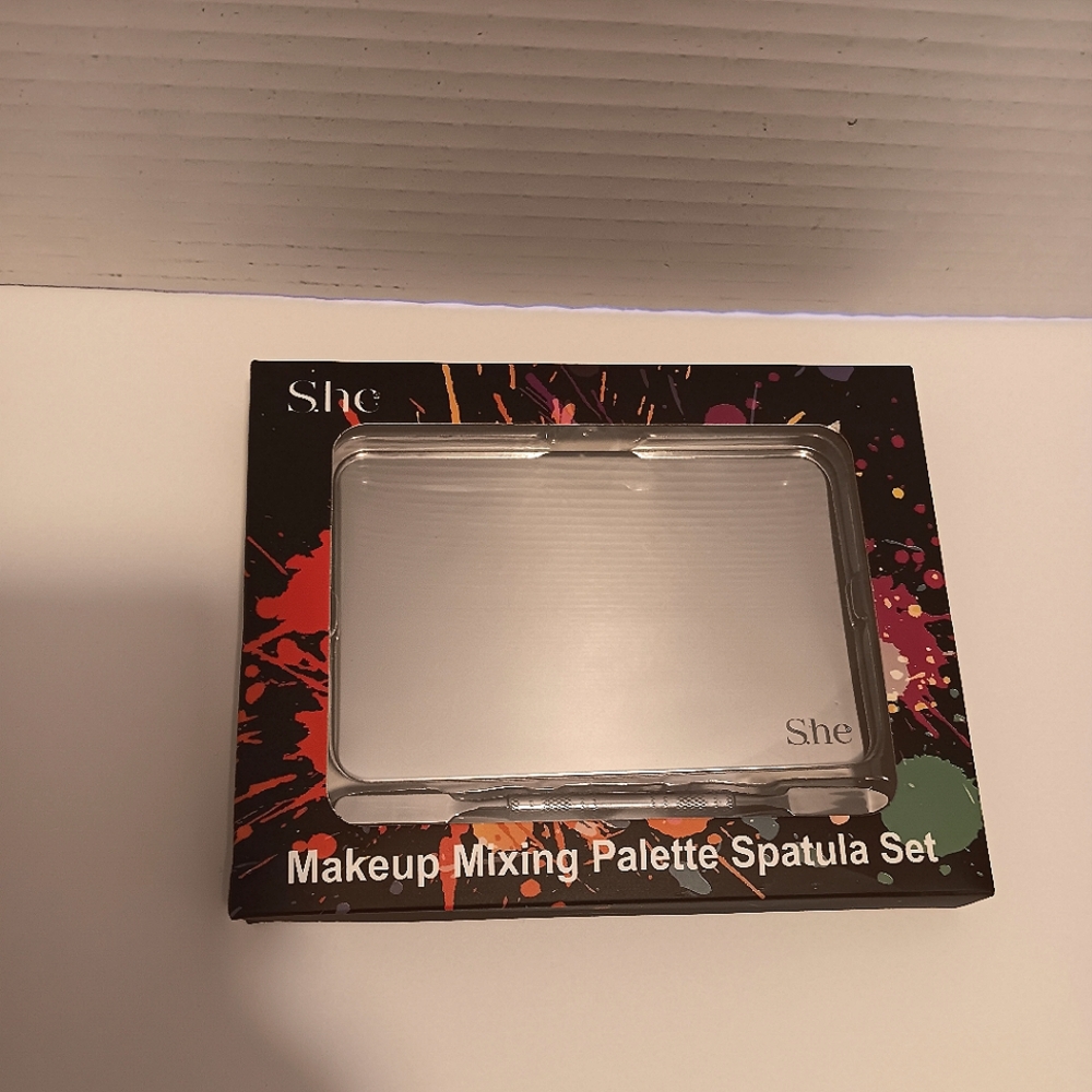 New!!! She Makeup mixing palette spatula set